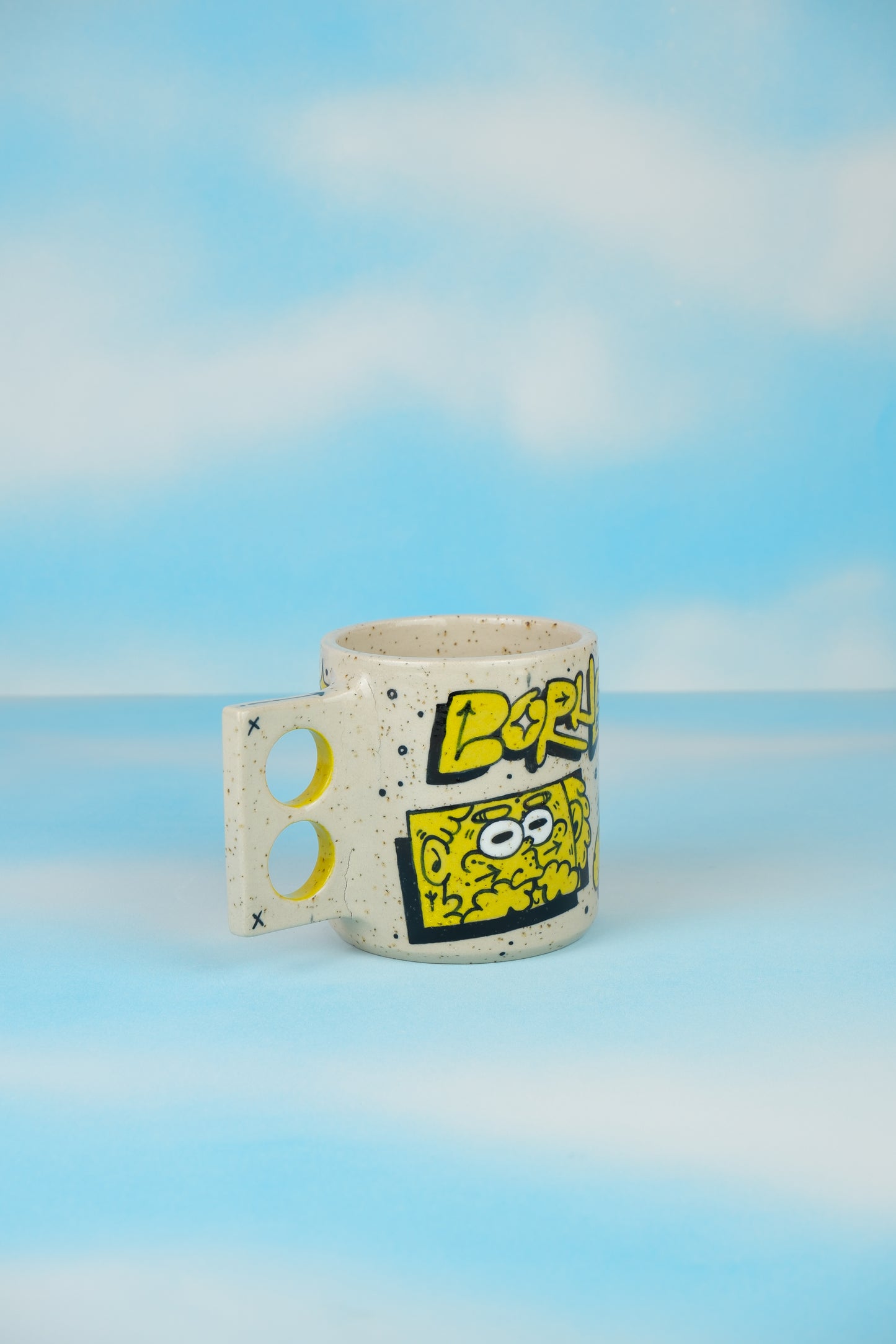 Borneo Yellow Doodle Mug 2