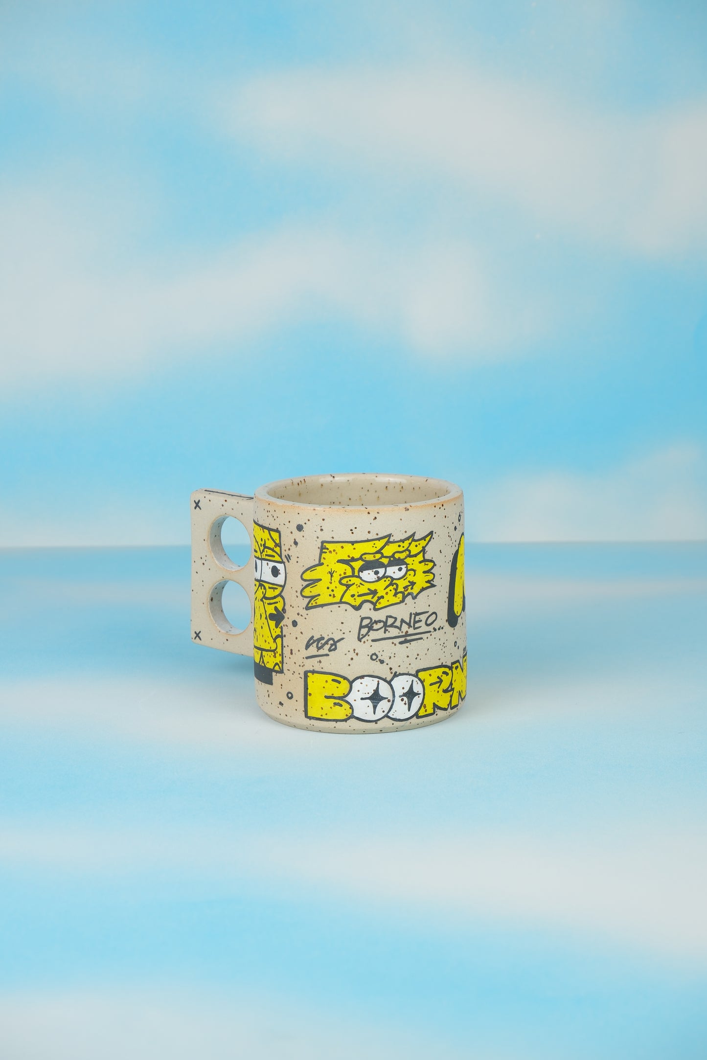 Borneo Yellow Doodle Mug 1