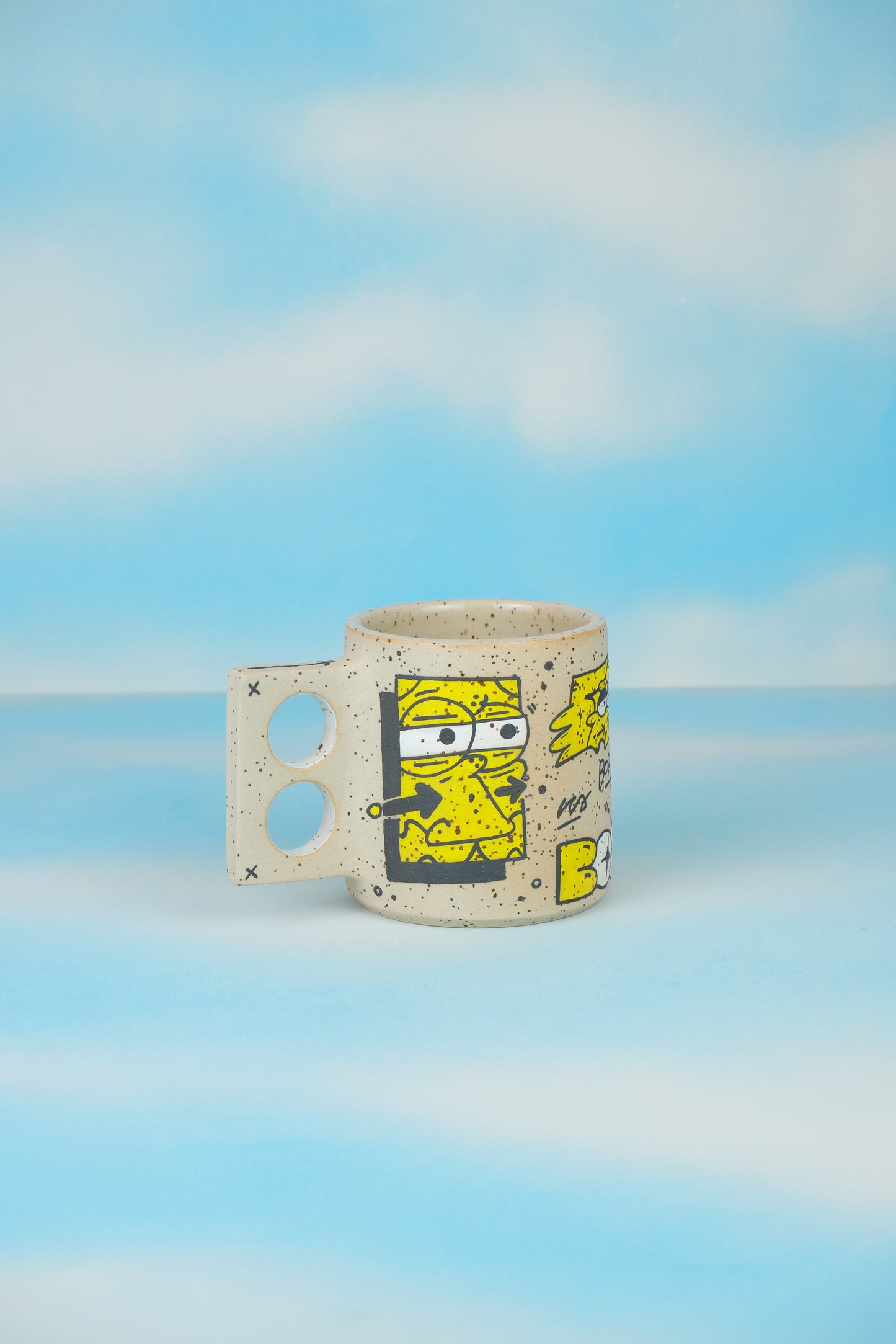 Borneo Yellow Doodle Mug 1