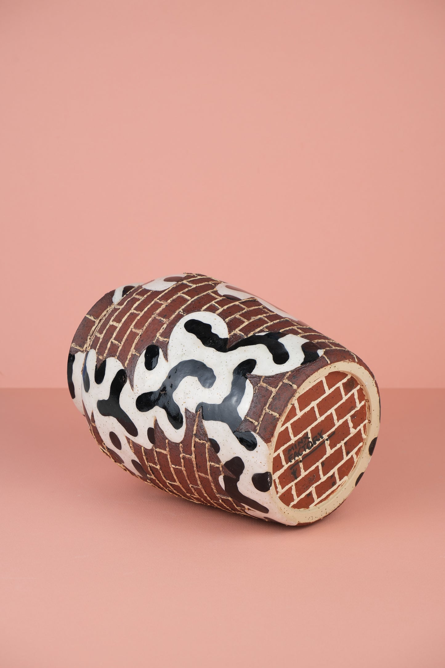 A Tribute to the Streets Stoneware Vase