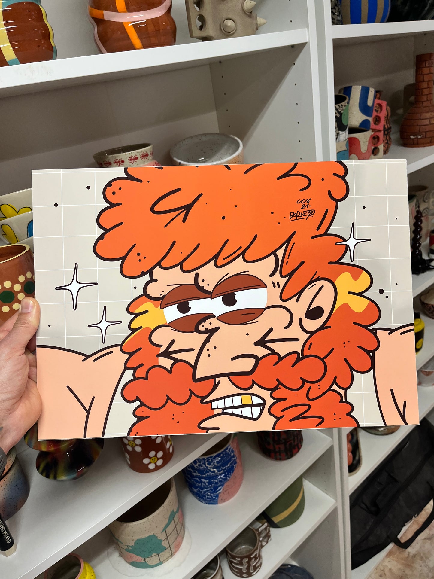 Fine Art Barbas Print by Borneo - MINX Factory