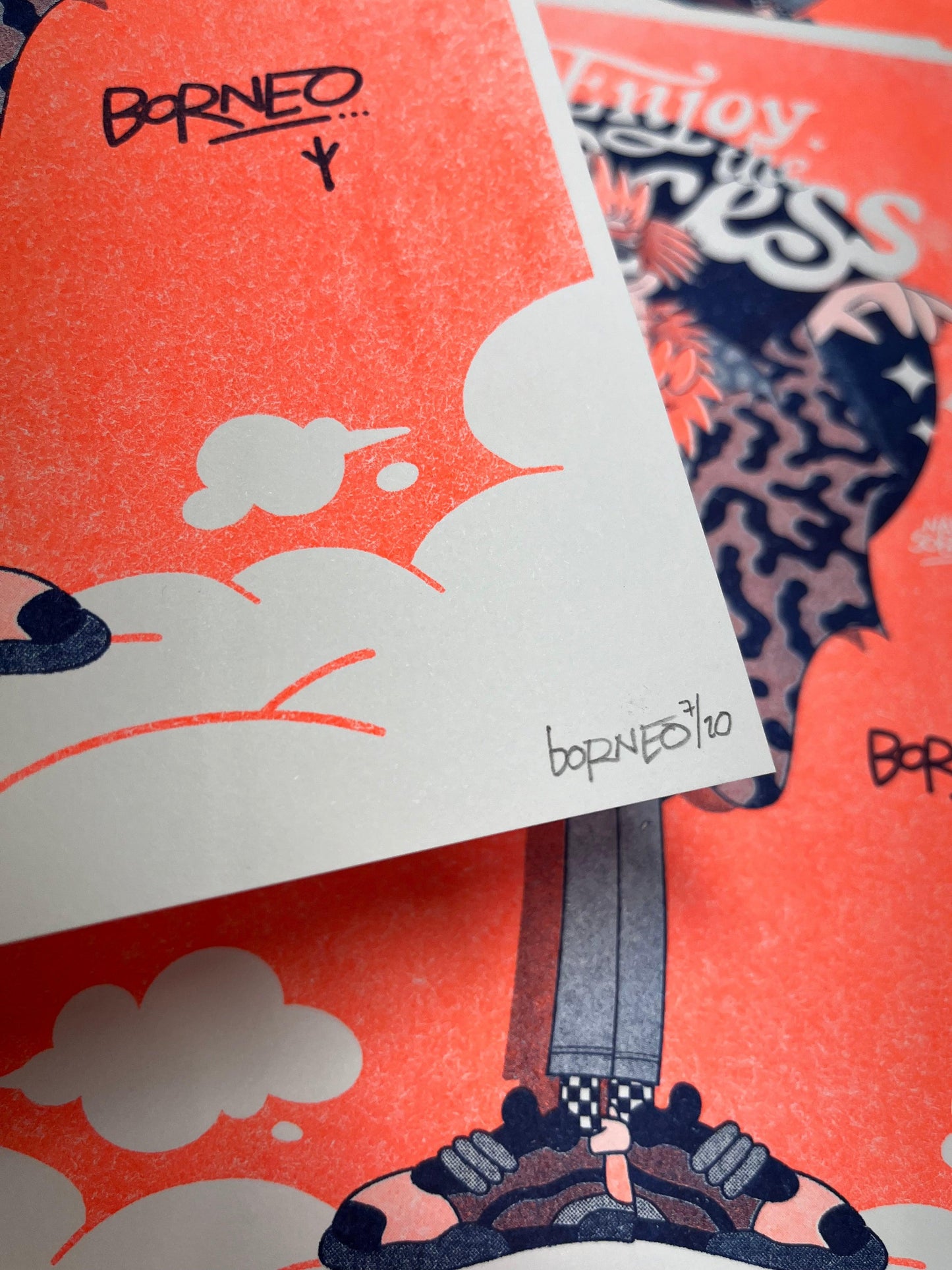 Enjoy The Process - Riso Print by Borneo - MINX Factory