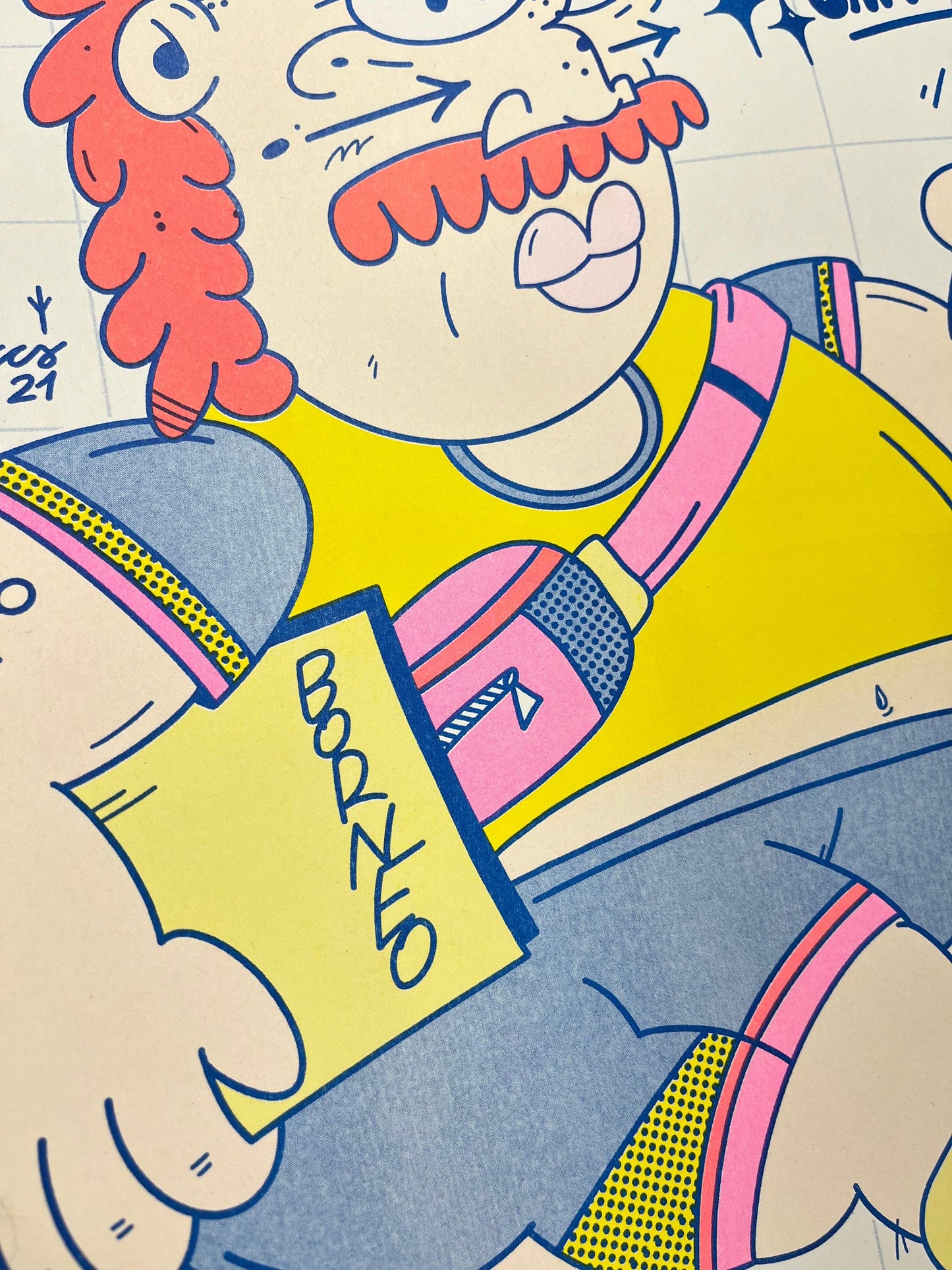 On My Way - Riso Print by Borneo - MINX Factory