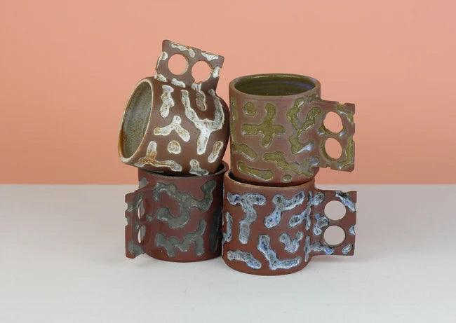 White squiggle mugs - MINX Factory