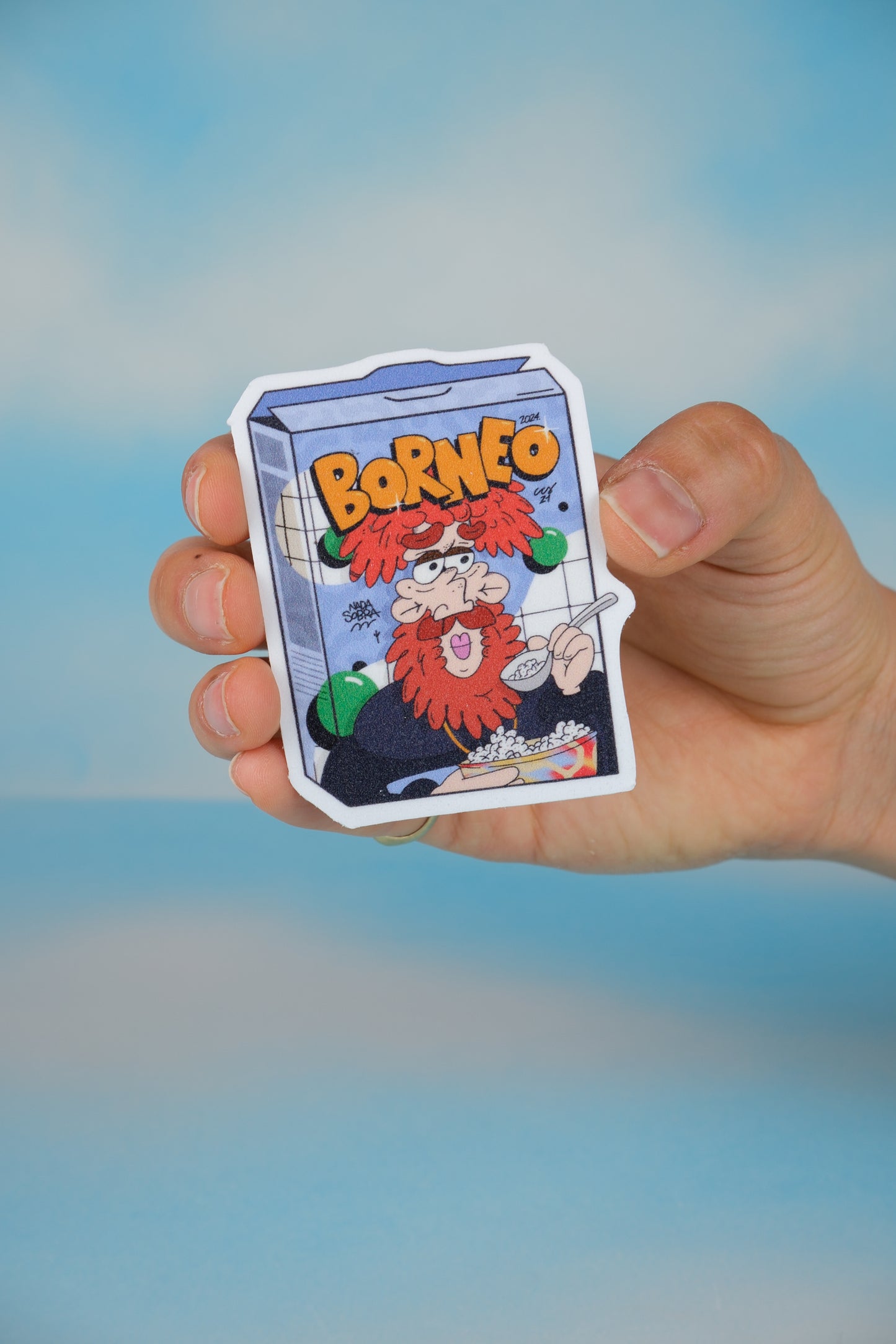 Borneo Doodle Mug (Blue)