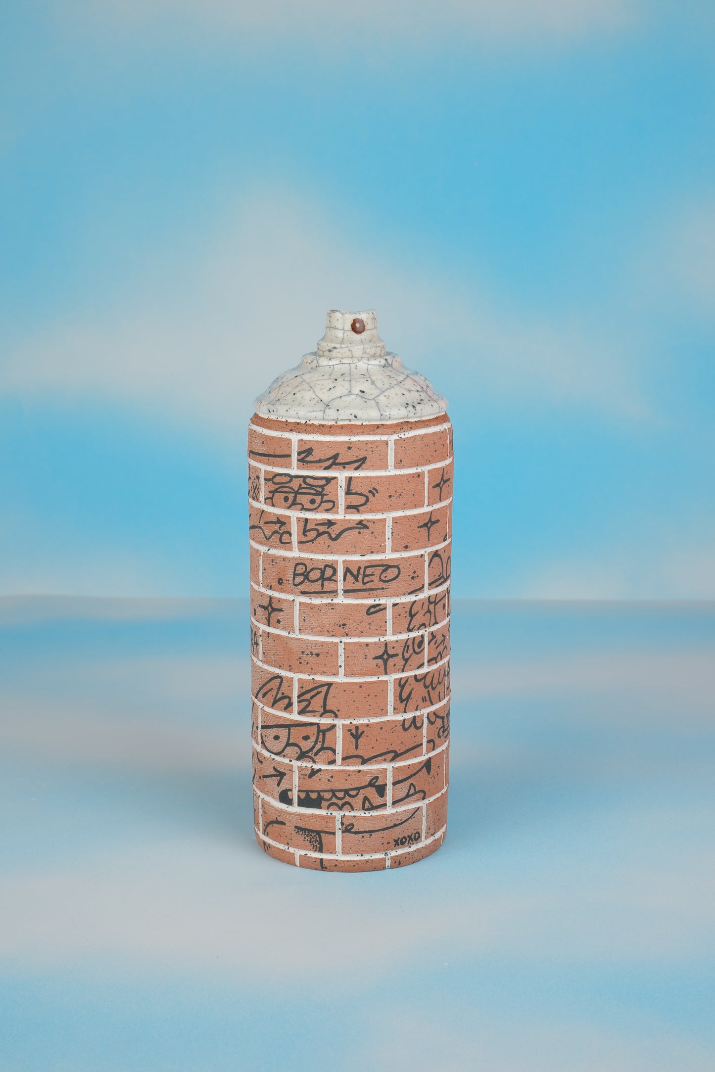 Brick Ceramic Can