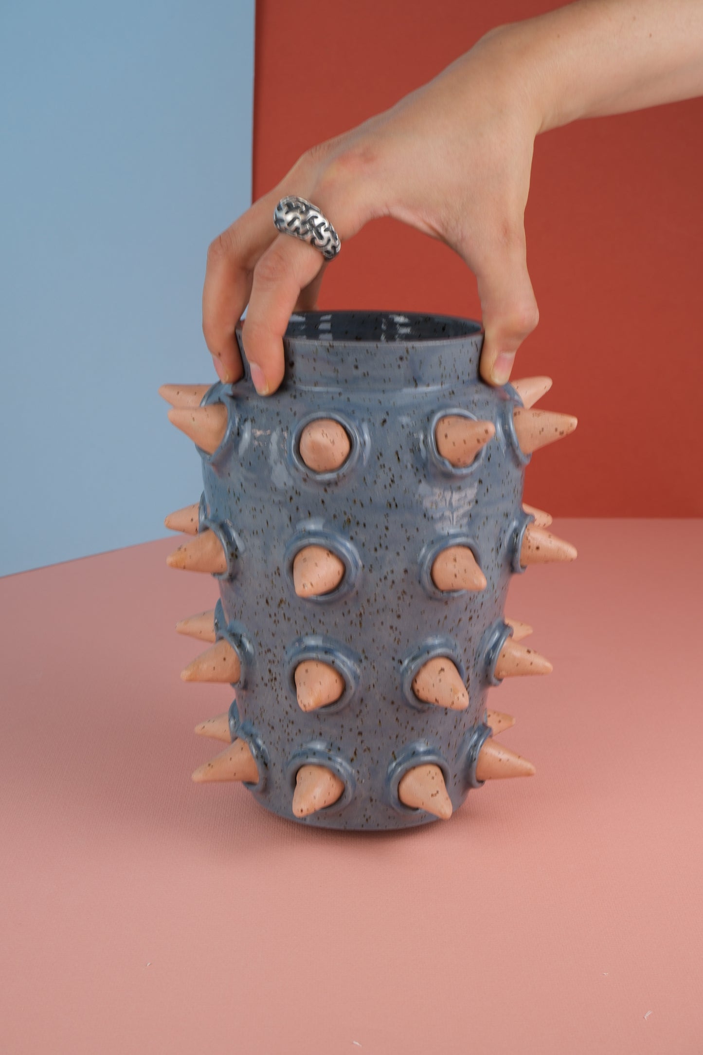 Spiked Vase -Purple