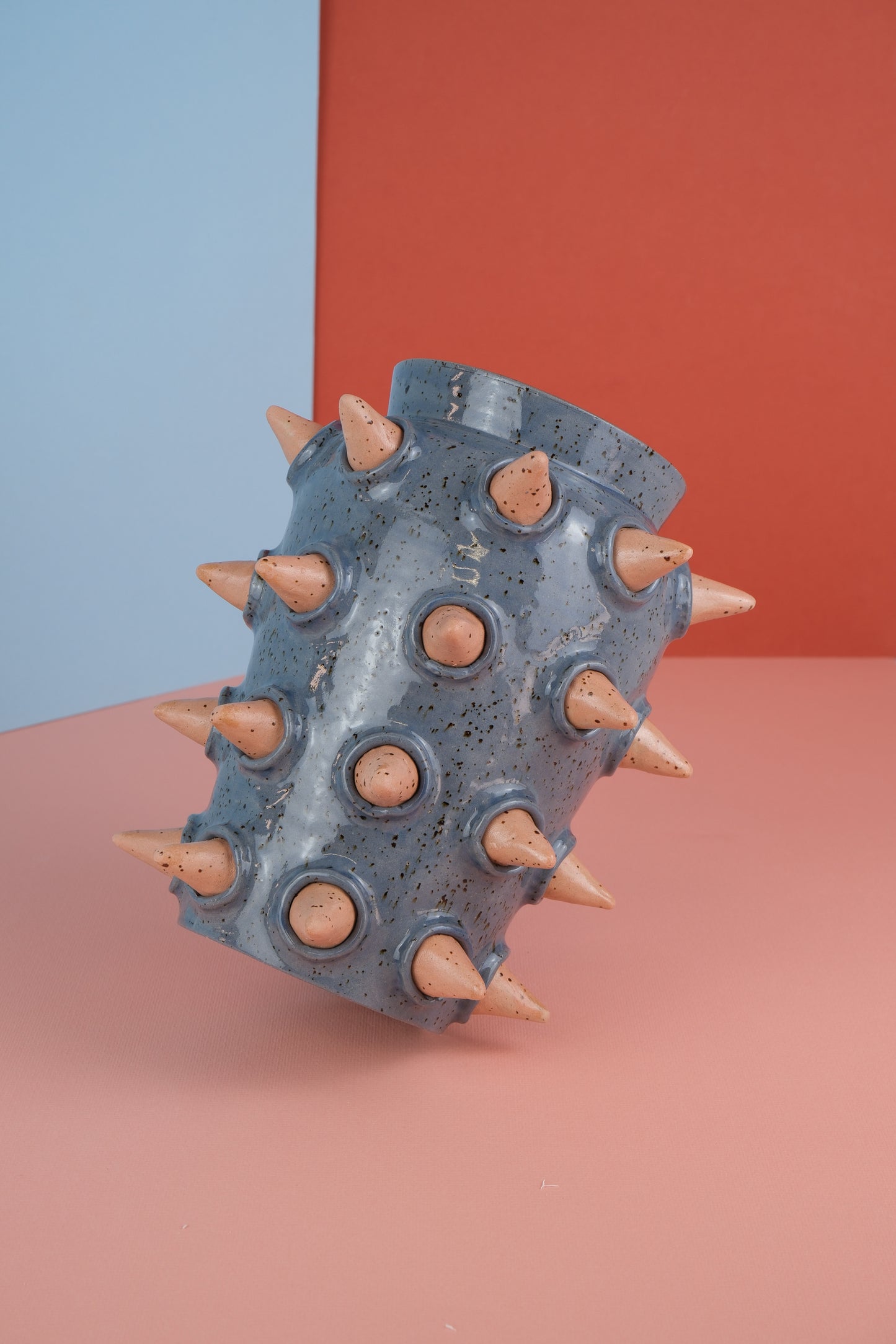 Spiked Vase -Purple