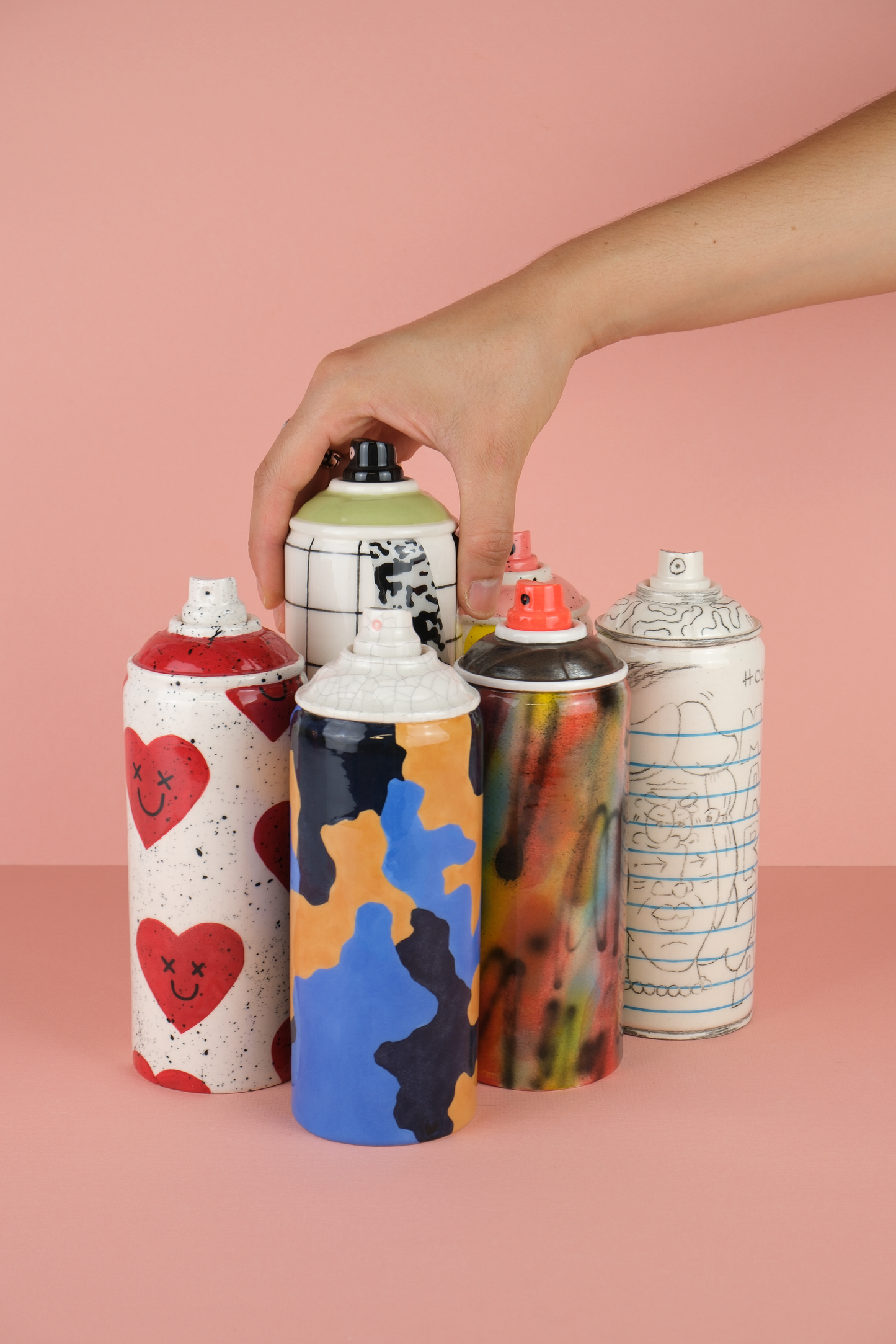 Valentines Ceramic Can