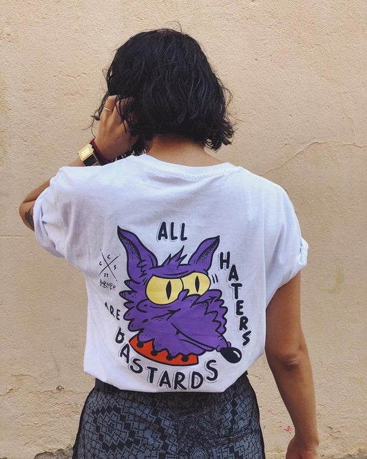 All haters are bastards - T-Shirt - MINX Factory