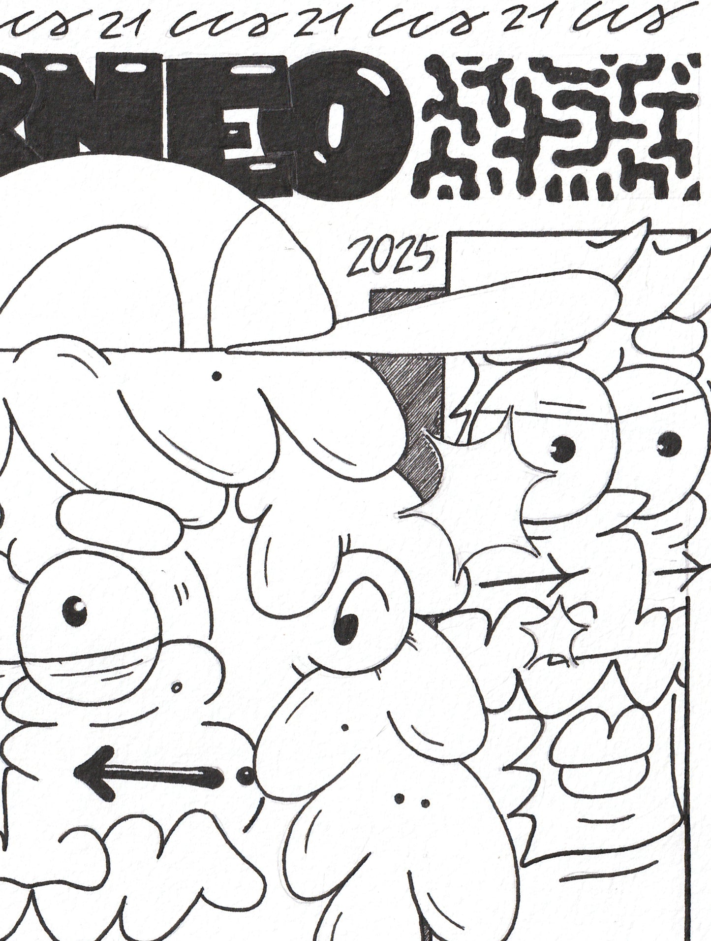 Borneo Character Drawing 2