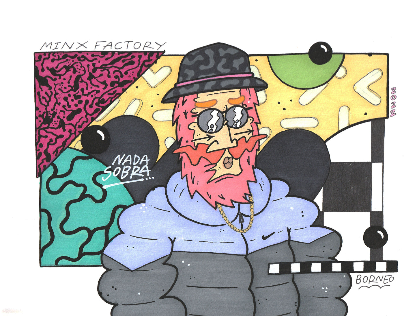 Borneo Character Drawing 3