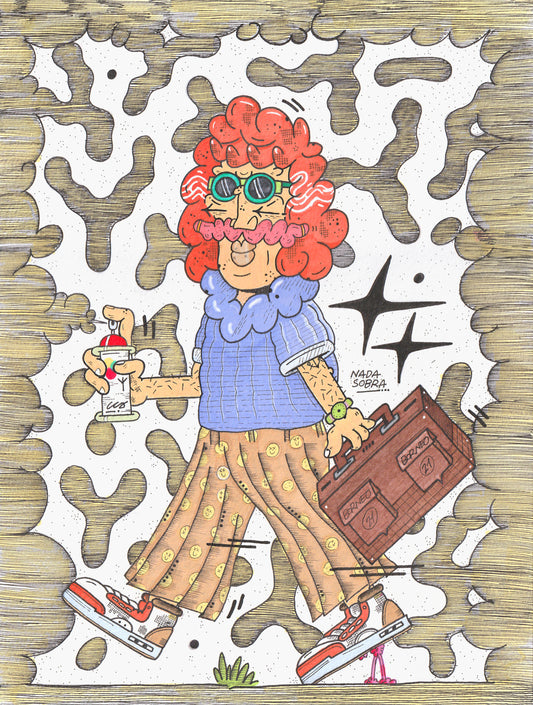 Borneo Character Drawing 1