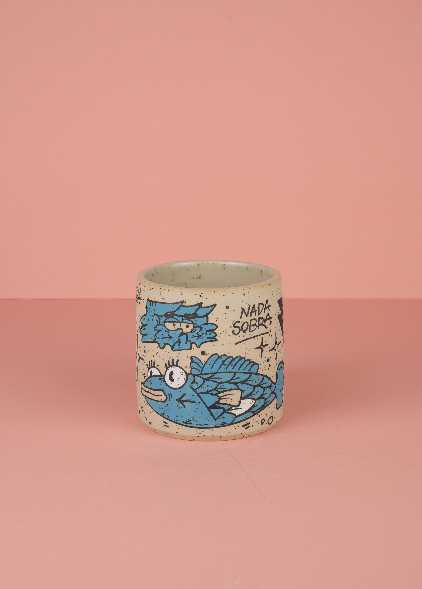 Borneo Doodle Mug Blue 2