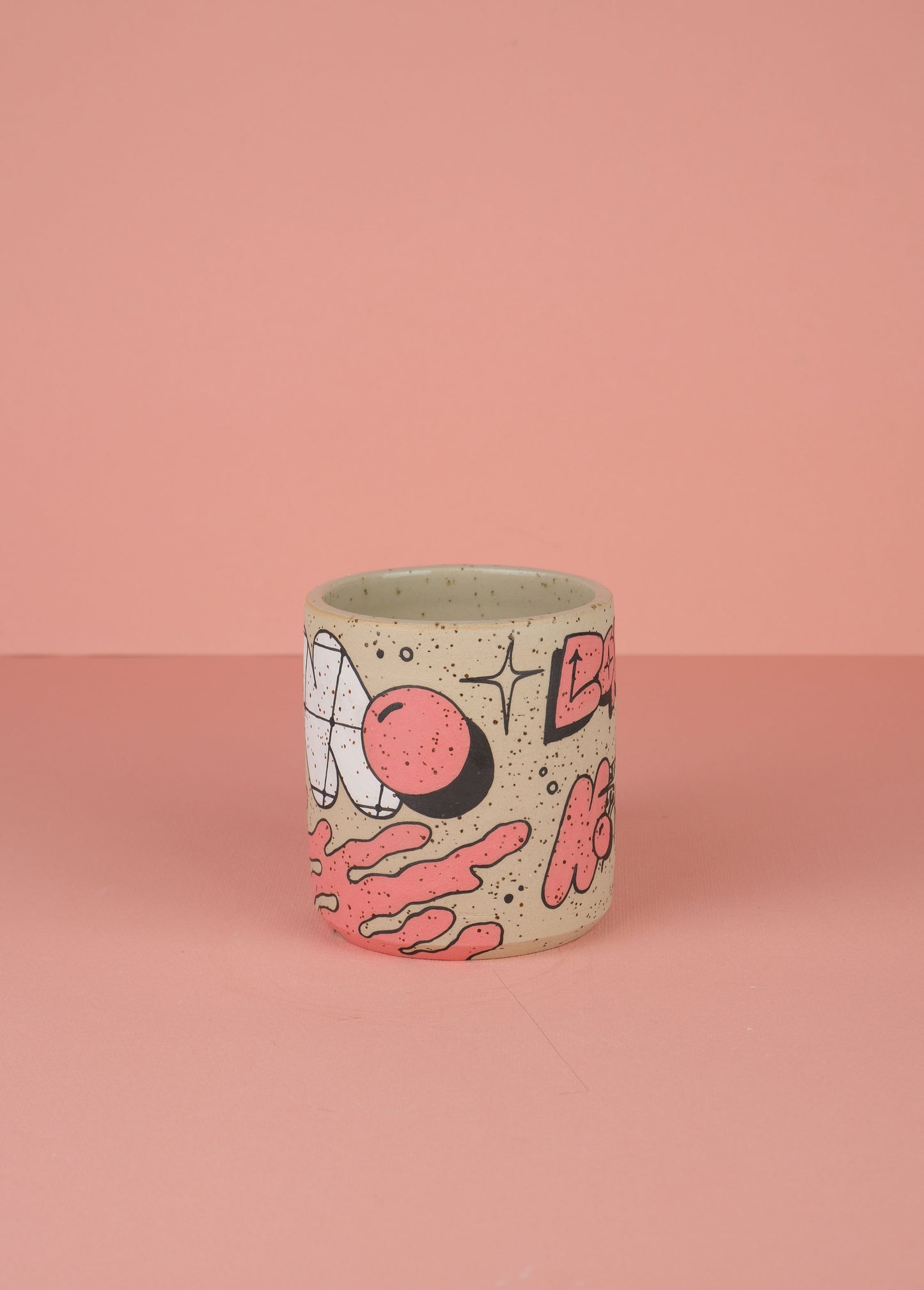 Borneo Doodle Mug Pink 1