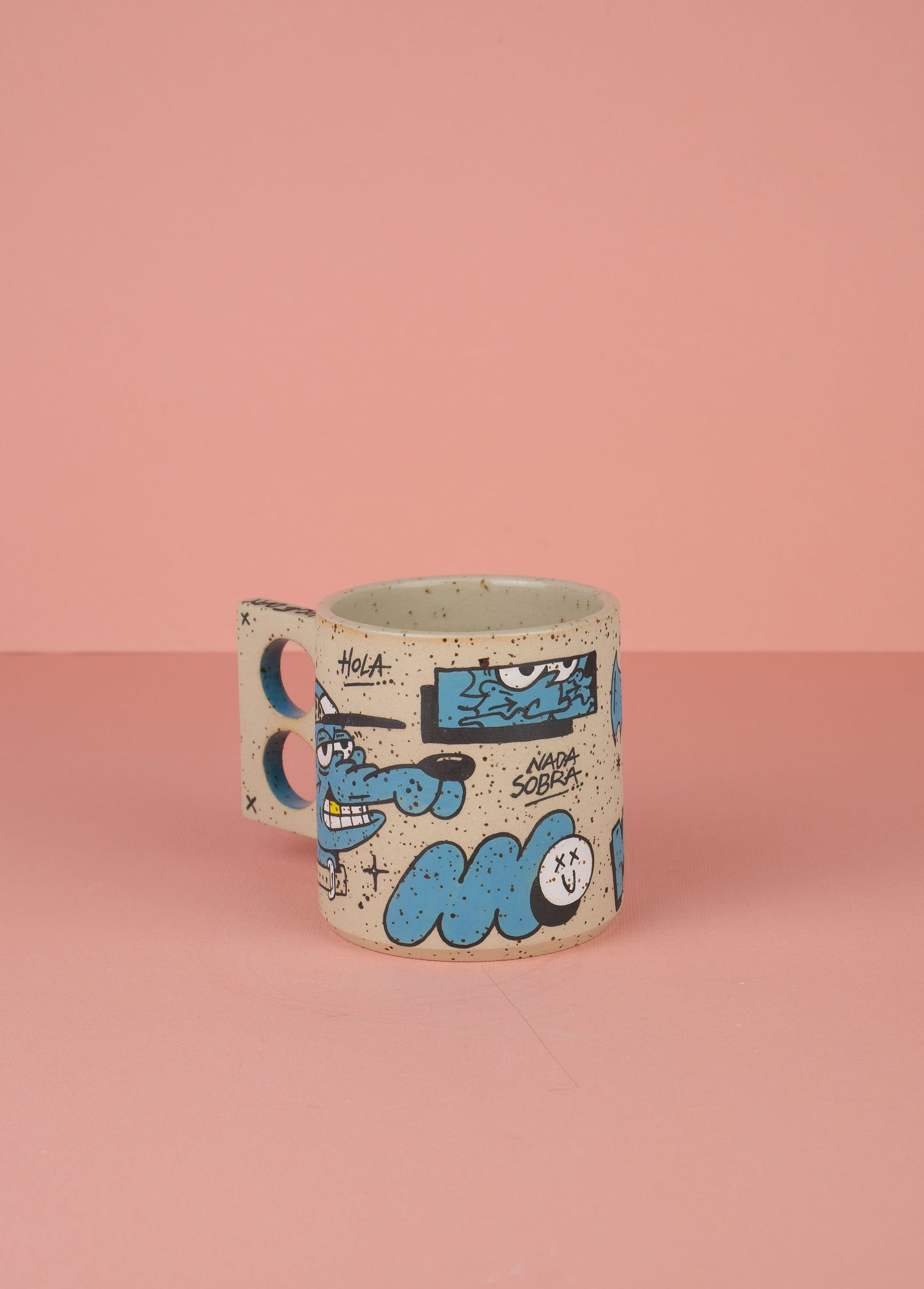Borneo Doodle Mug Blue 1