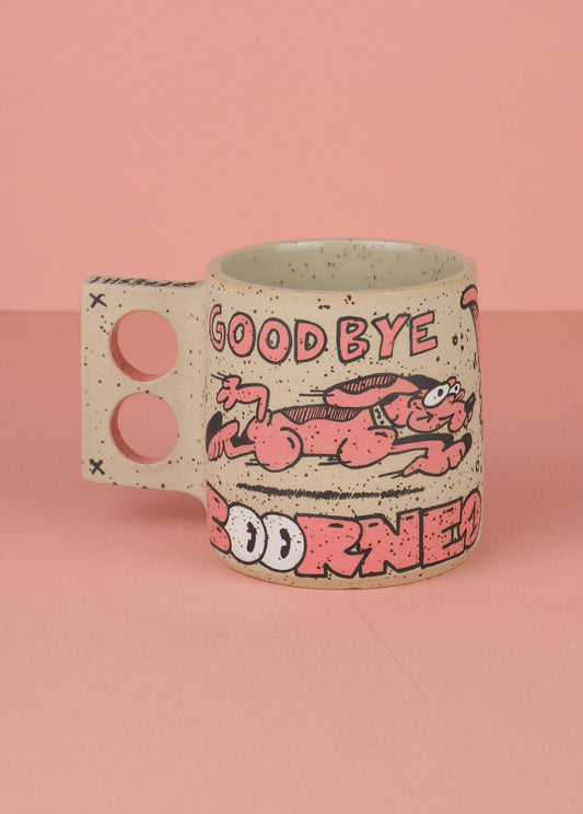 Borneo Doodle Mug Pink 2