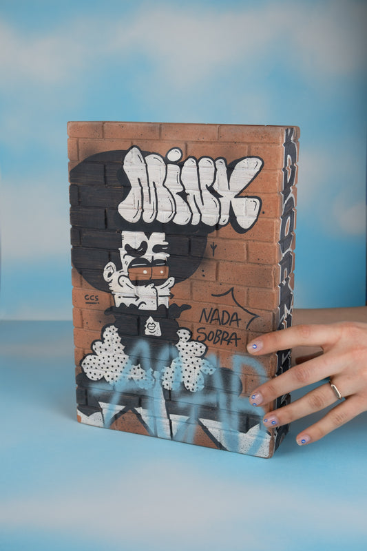 Graffiti Brick Wall Vase by Borneo
