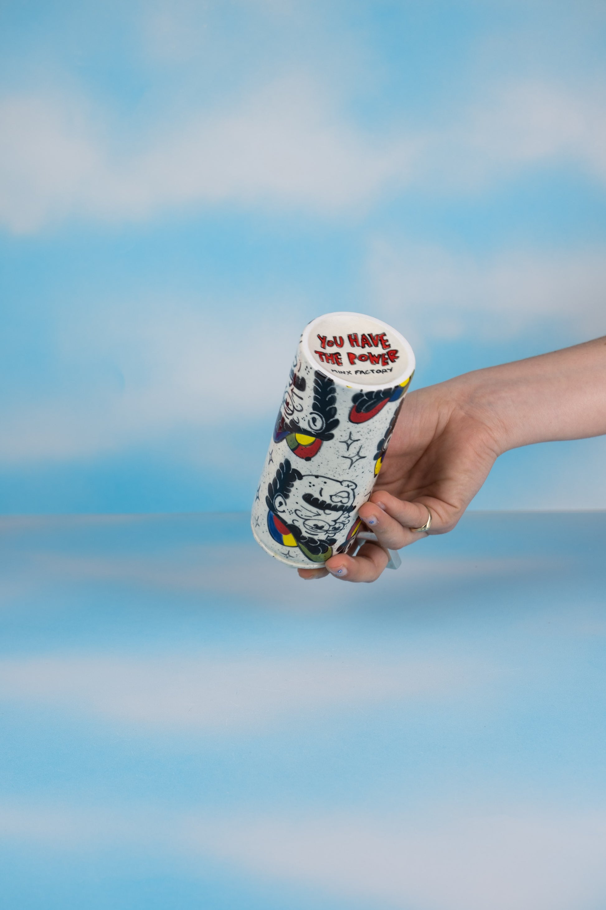 Hand painted Ceramic Can 420 - MINX Factory