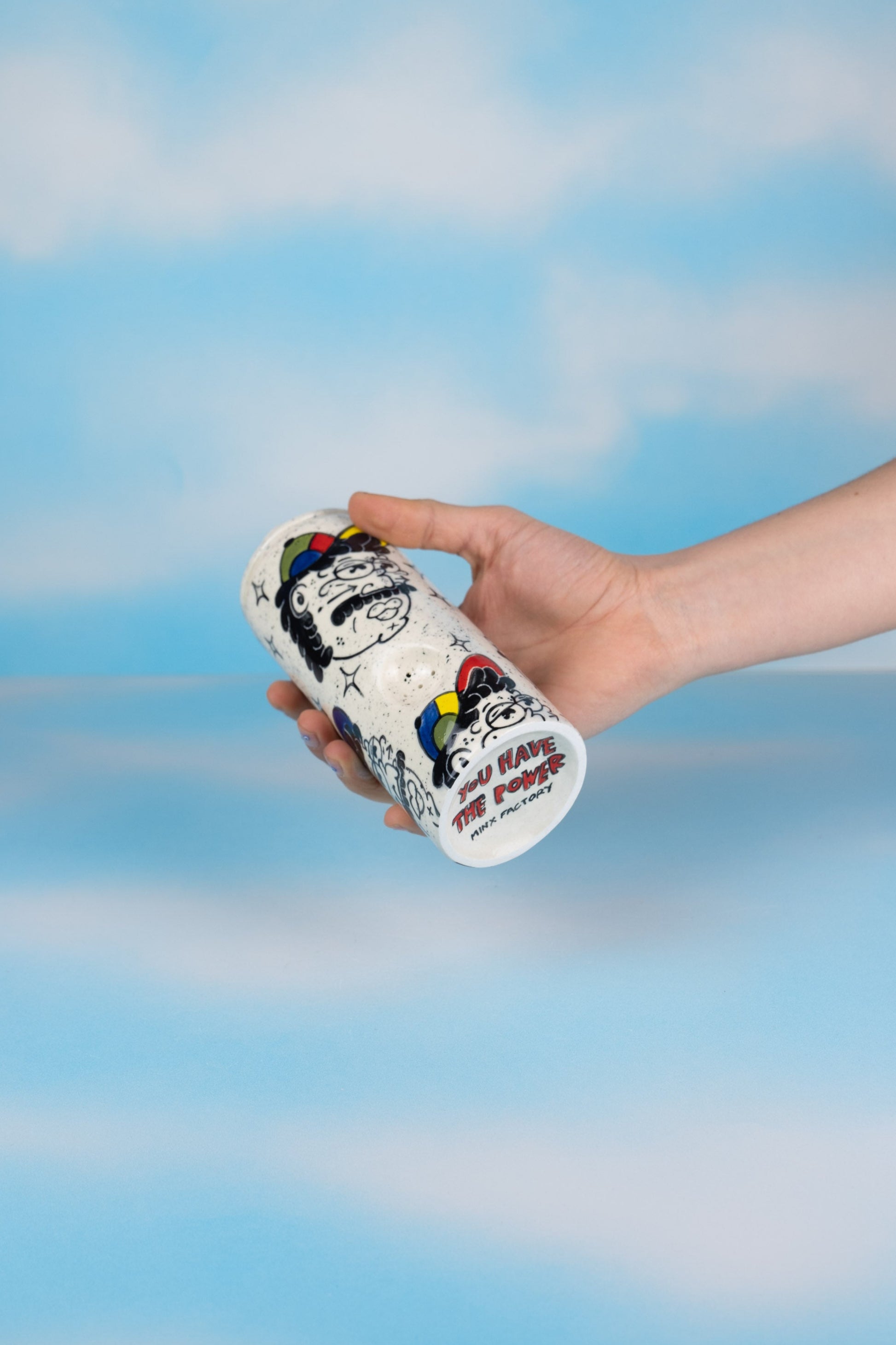 Hand painted Ceramic Can 420 - MINX Factory