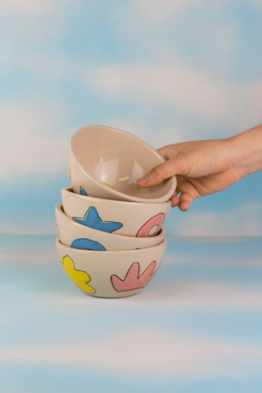 Pastel Shapes Breakfast Bowl - MINX Factory