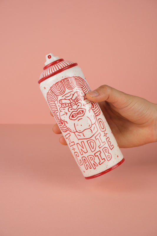 Indio Caribe Ceramic Can