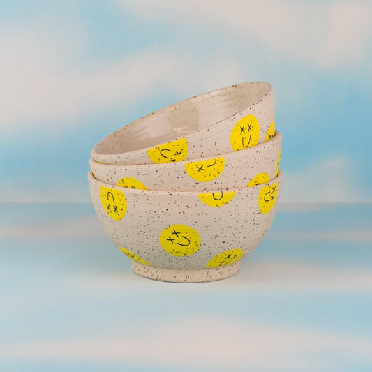Smiley Bow - Speckled Stoneware - MINX Factory