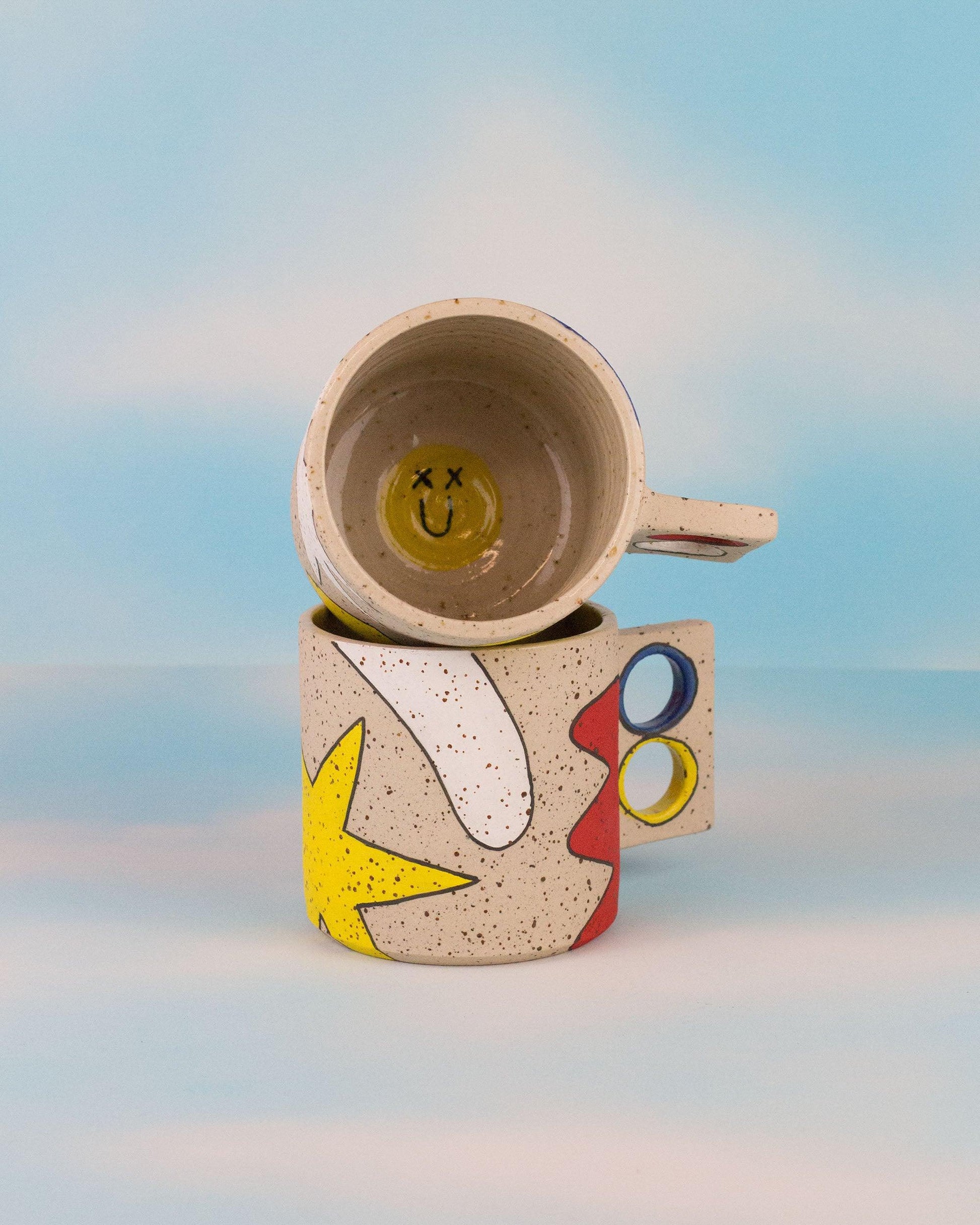 Primary Shapes Mug - Speckled - MINX Factory