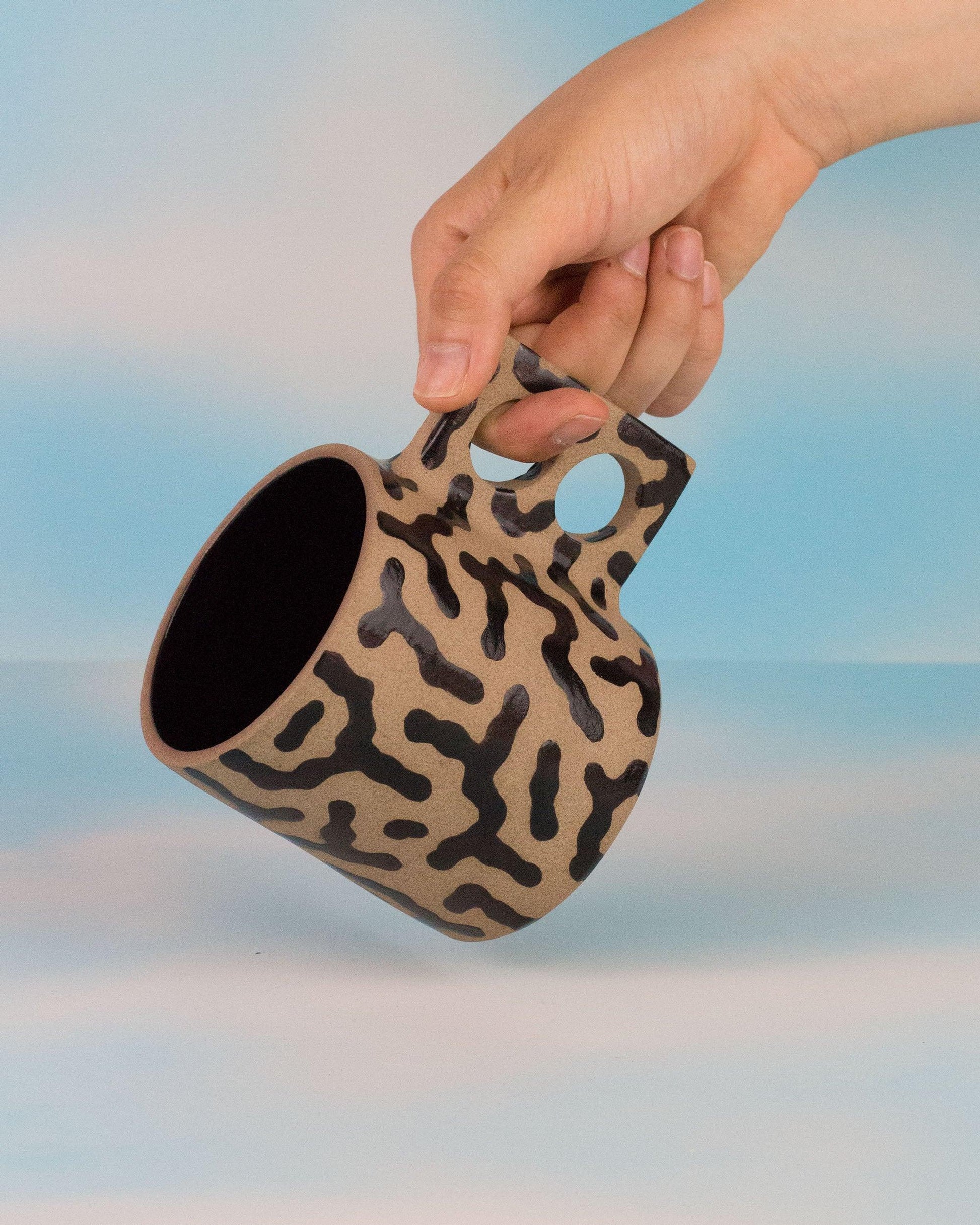 Toffee Patterned Stoneware Mug - MINX Factory