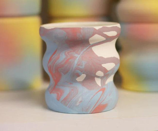 Porcelain Wiggle Cup - Matte - MINX Factory