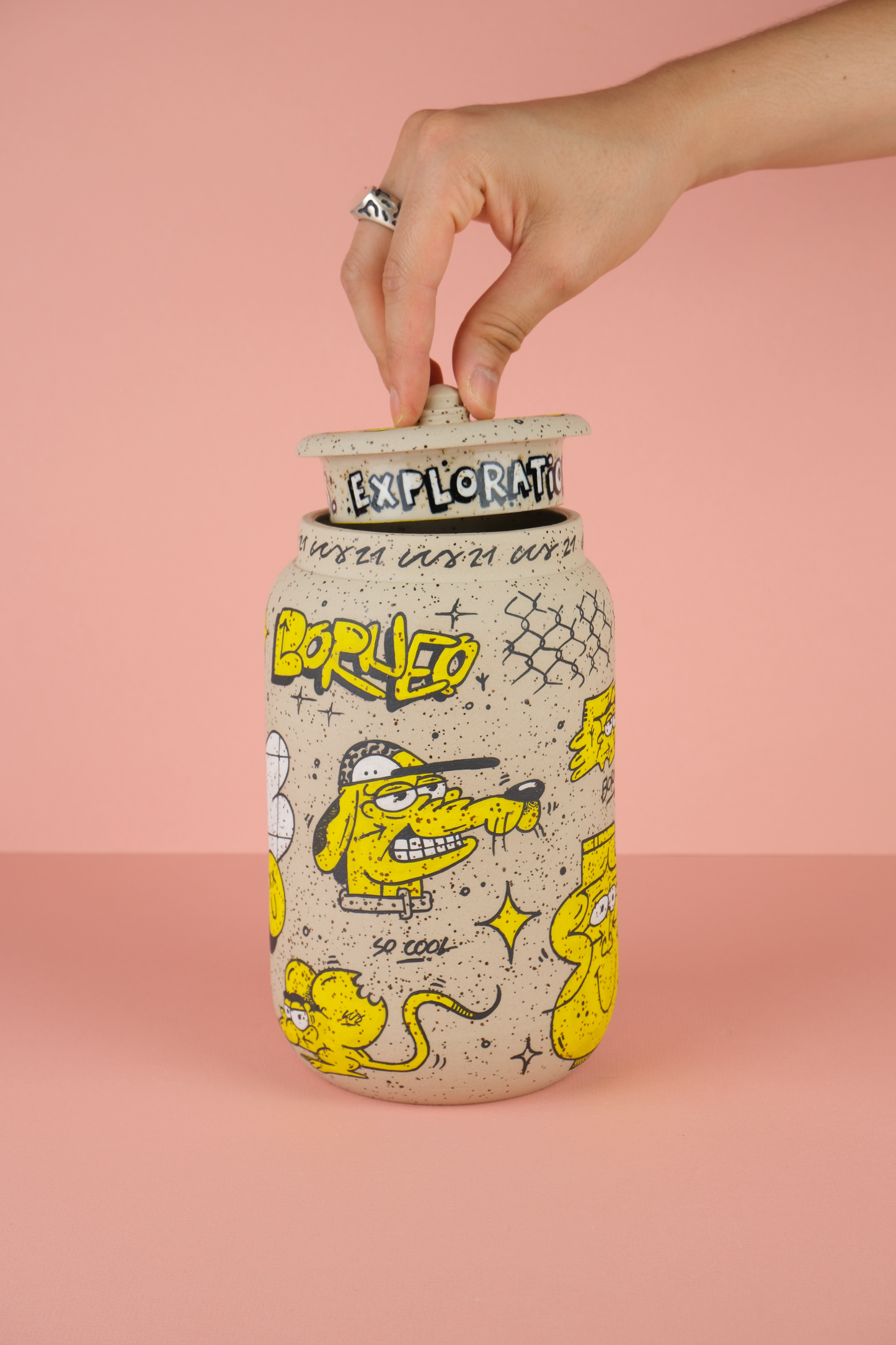Street Dog - Lidded Jar