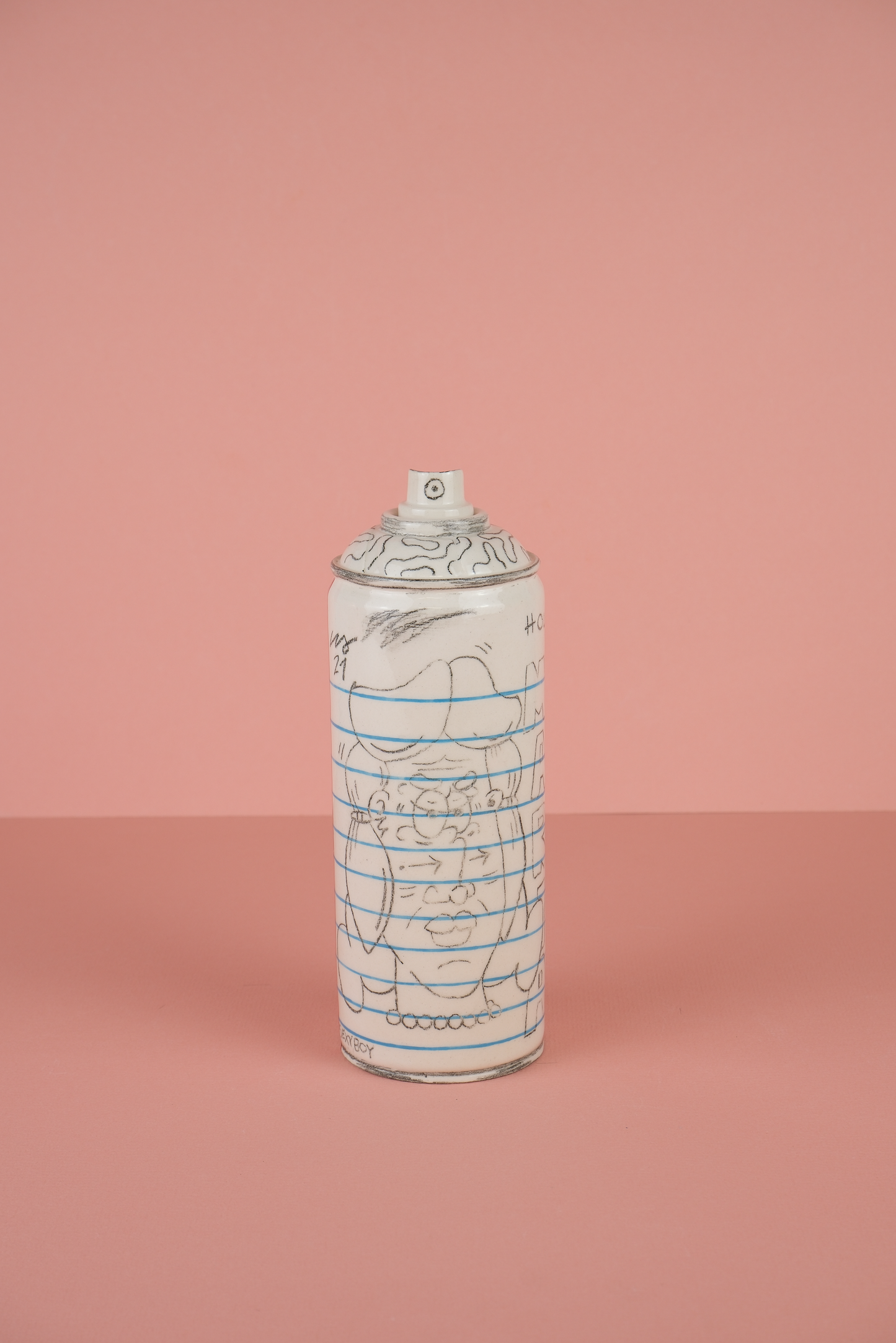 Doodle Sketchbook  Ceramic Can