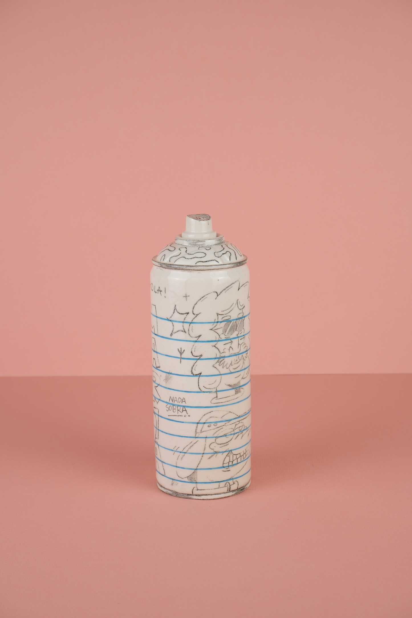 Doodle Sketchbook  Ceramic Can