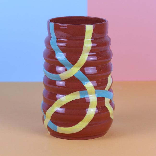 Serpentine Terracota Vase - MINX Factory