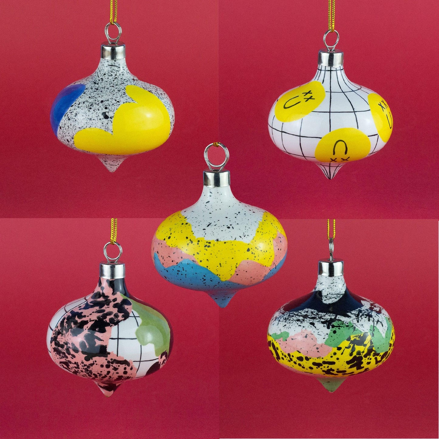 Ceramic Tree Ornament - Preorder pack of 5 - MINX Factory
