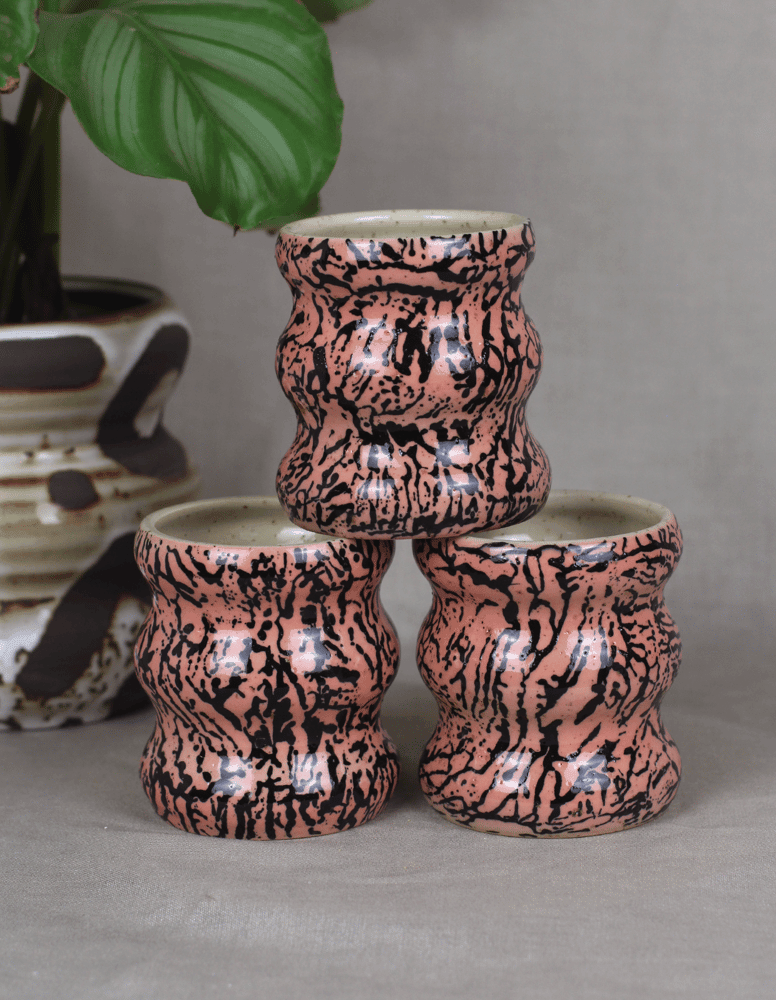 Pink Wiggle Cups - MINX Factory