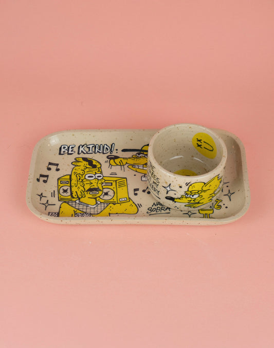 Doodle Set - Tray and Cup