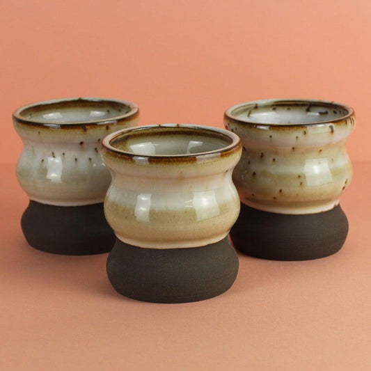 Black Stoneware Wiggle Cups - MINX Factory