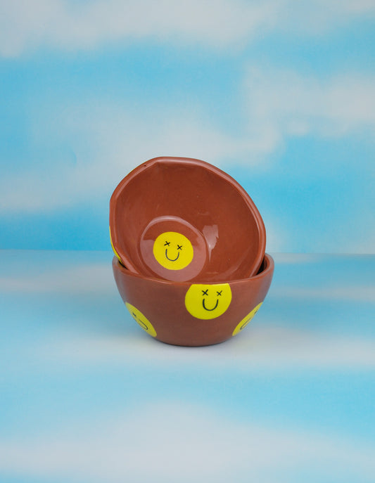 Terracota Smiley Bowl