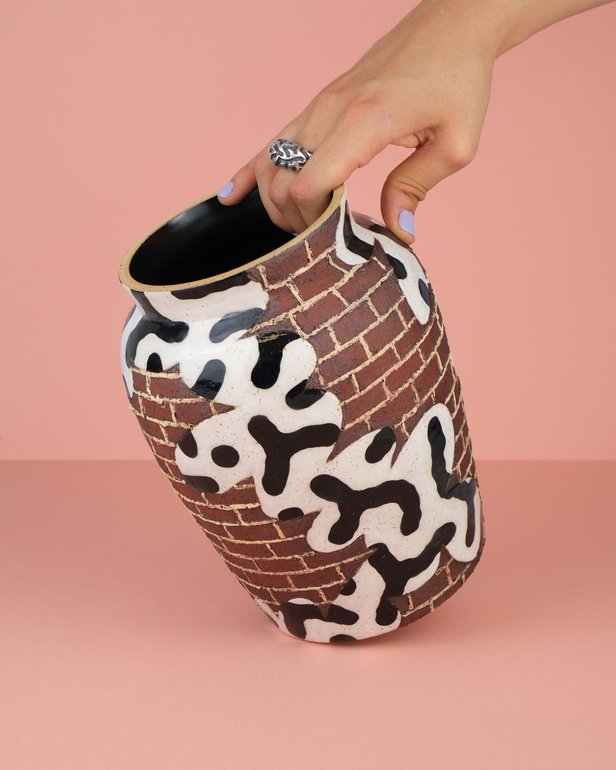 Brick Wall Vase
