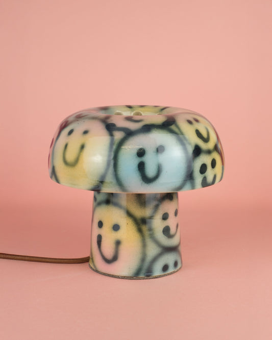 PRE_ORDER - Smiley Mushroom Lamp