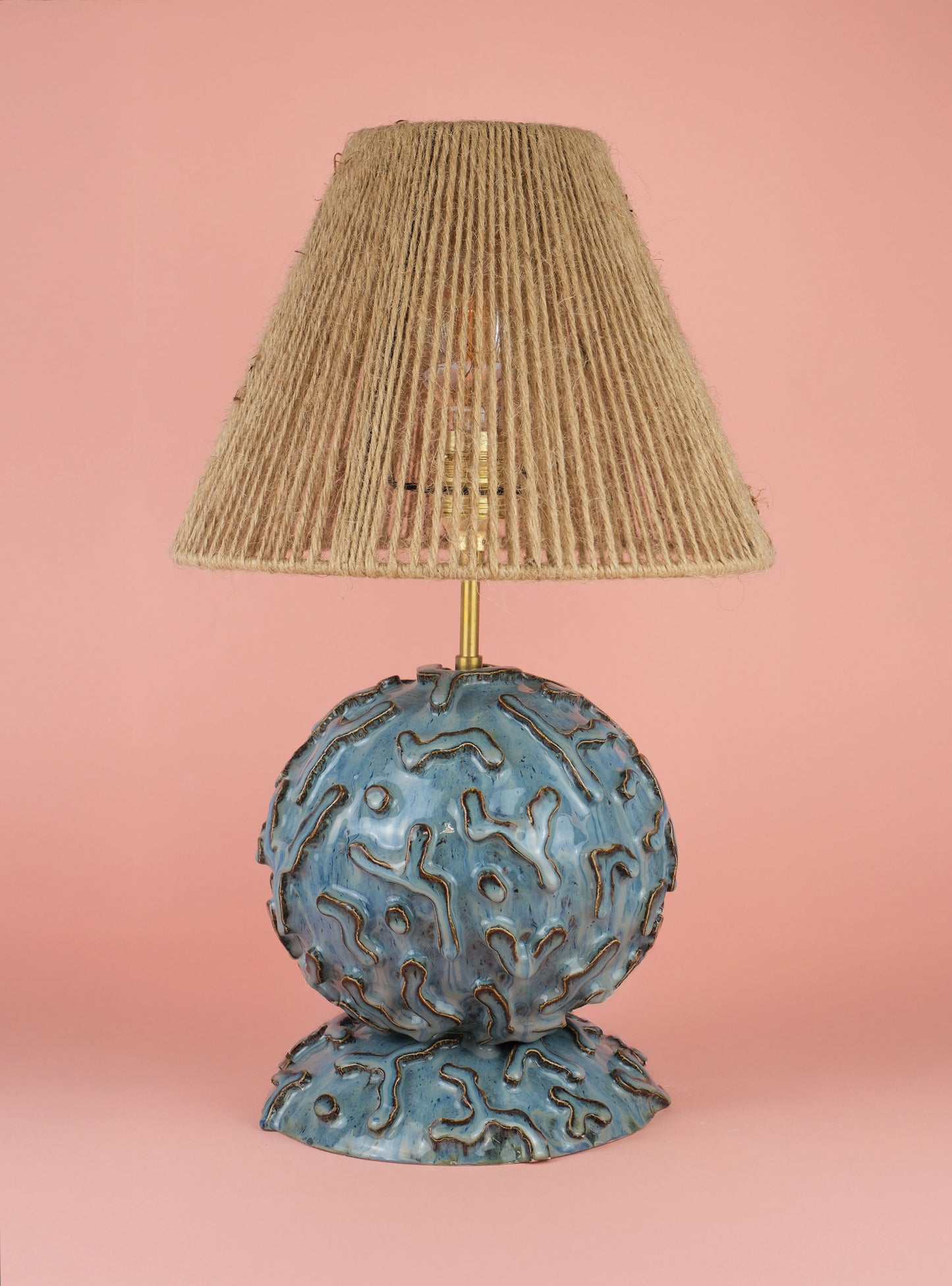 Blue Coral Lamp