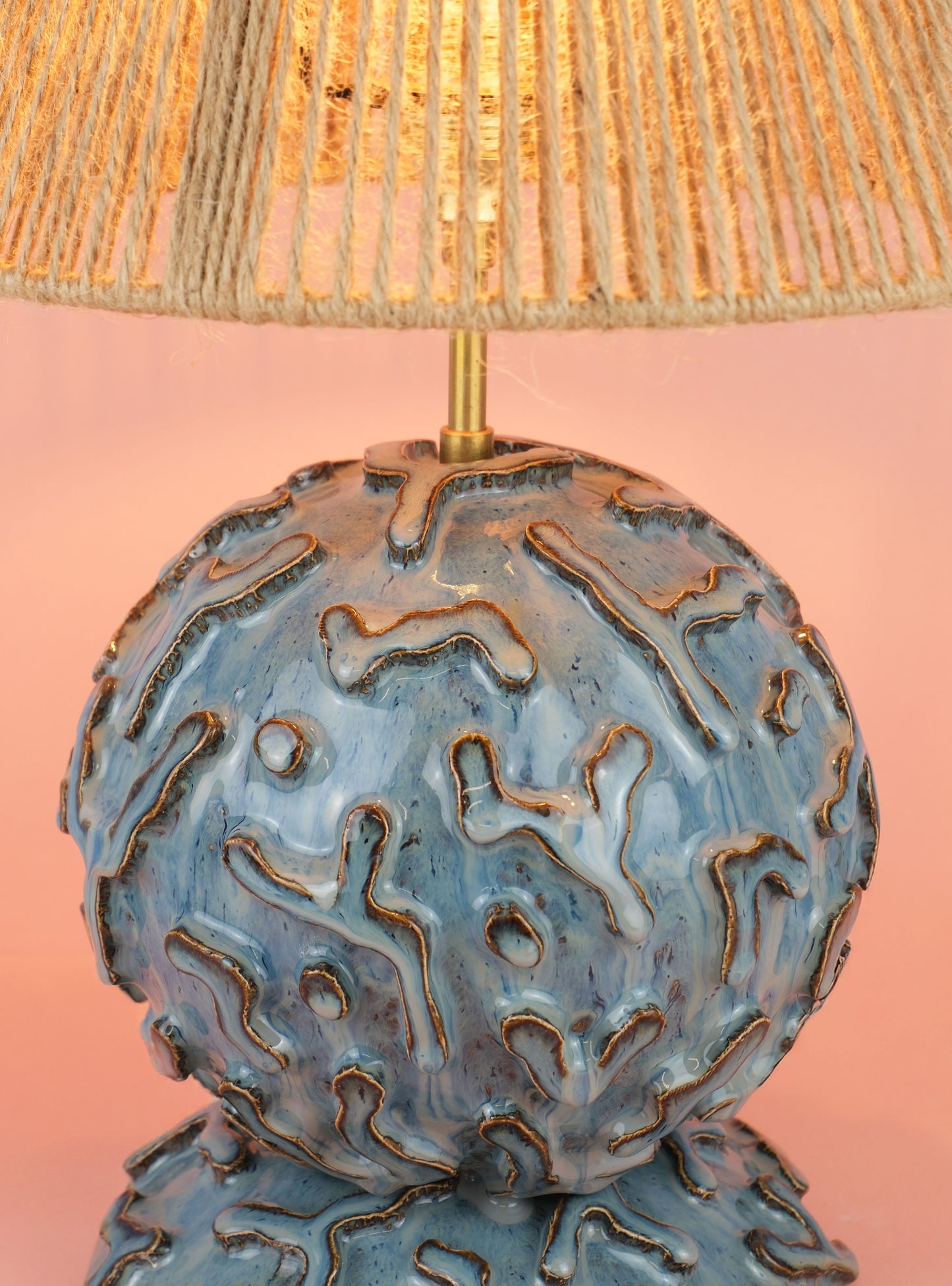 Blue Coral Lamp