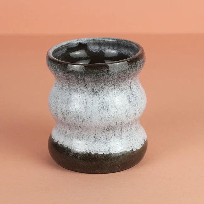 Wheel thrown Black Clay Ceramic Cup - MINX Factory