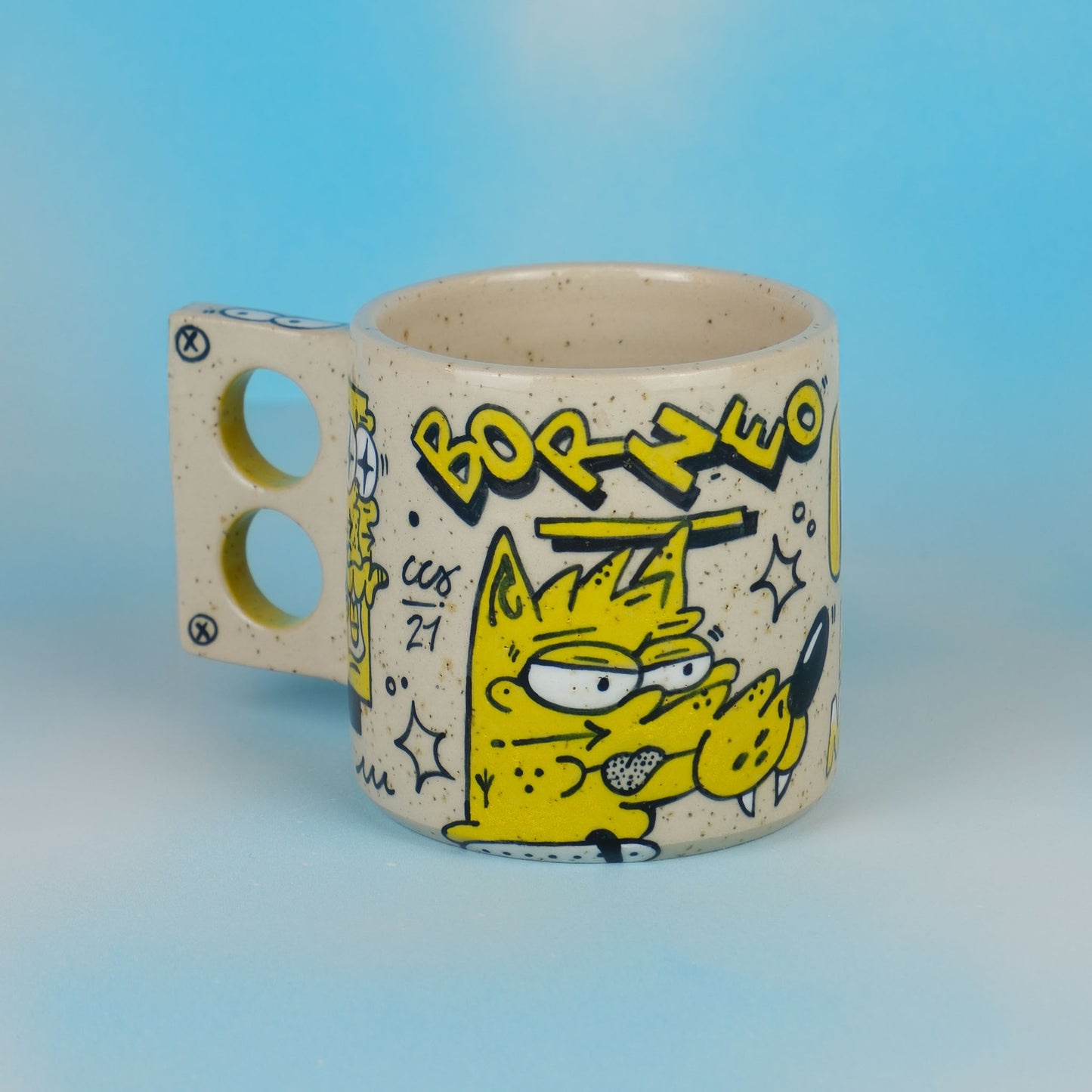 Borneo Doodle Mug - Shiny