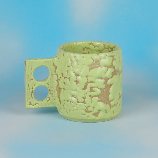 Green Gloopy Mug