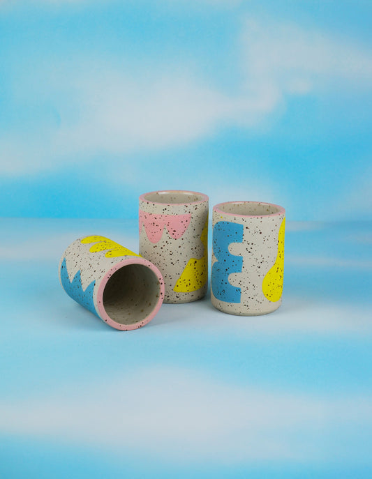 Shapes Stoneware Shot Cups