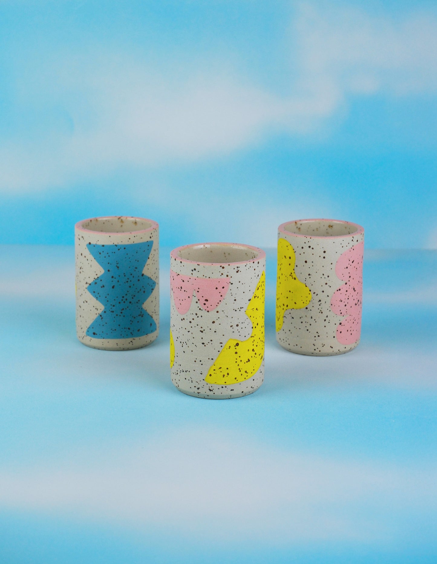 Shapes Stoneware Shot Cups